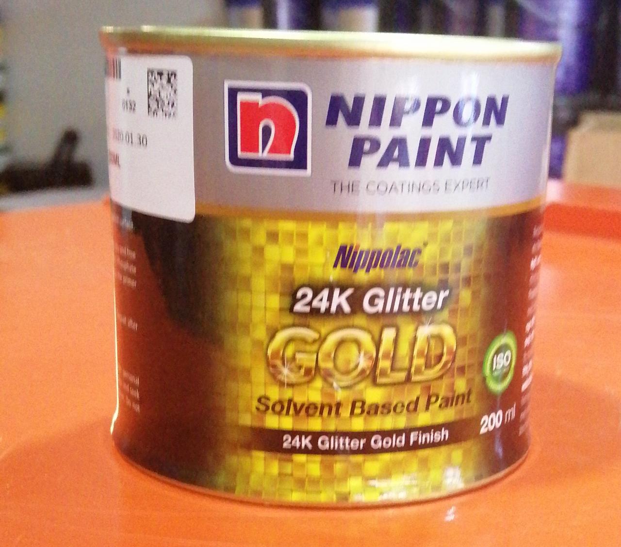 200ML 24K GOLD NIPOLAC+GLITTER